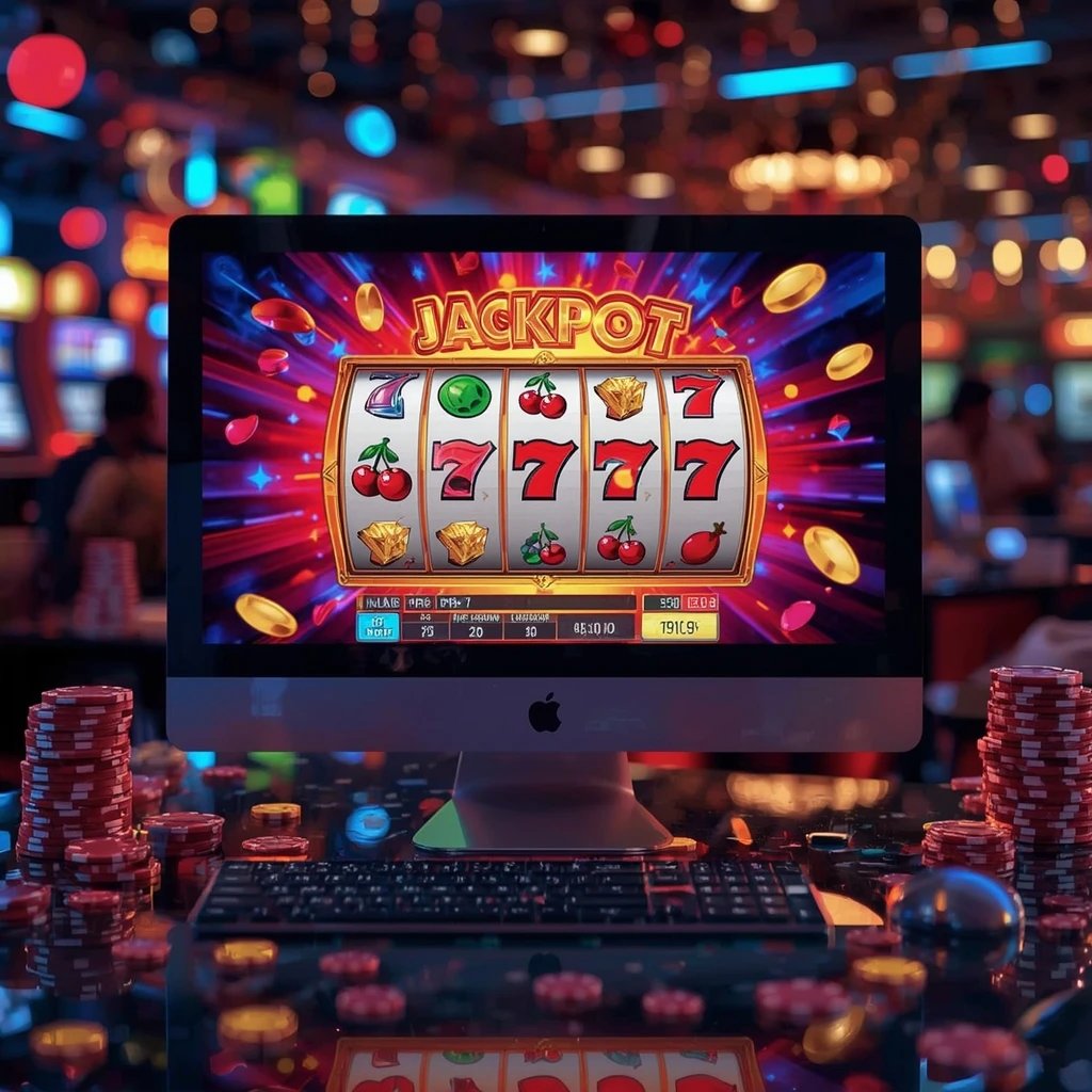 slots sur le moniteur ALL WINS CASINO